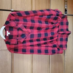 Bar lll Buffalo check blouse